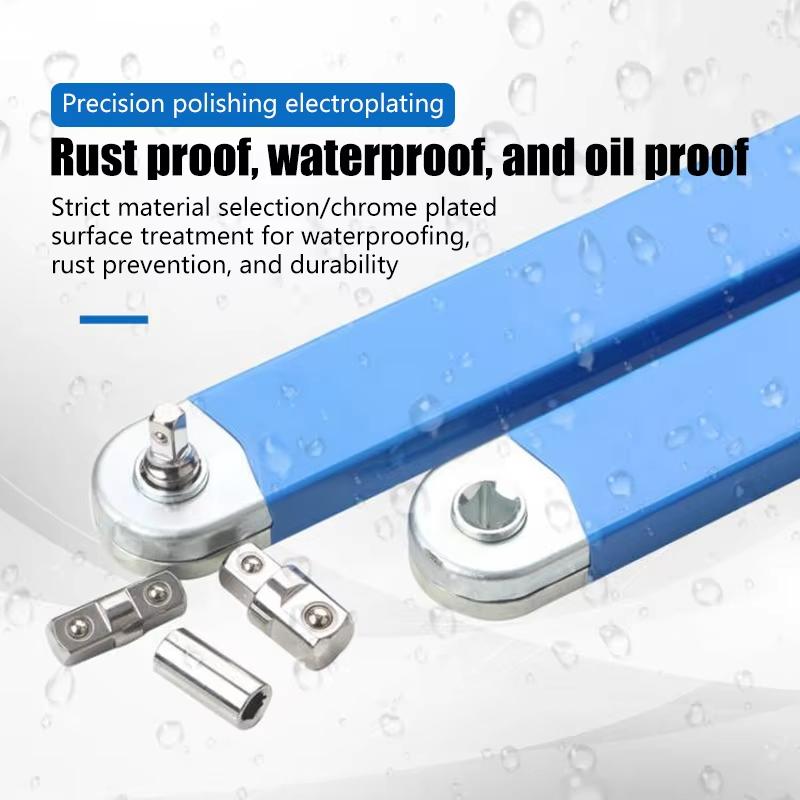 Tight Spaces Extension Tool 1/2 In. 1/4 In. 3/8 In. Auto Repair Tool Home Tool Set Professional Zero Offset Extension Wrench