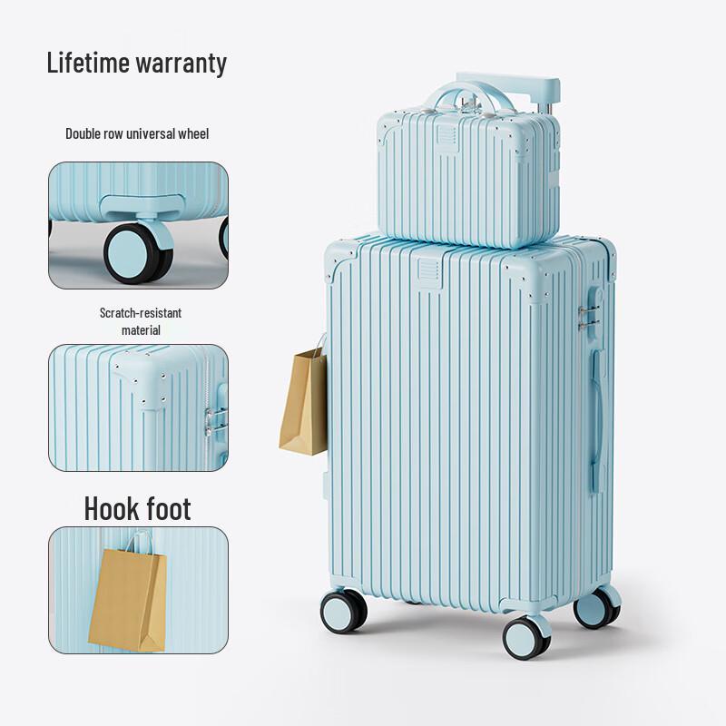 ZuoYou 2025 Multi-functional Stylish Trolley Luggage 20 inch