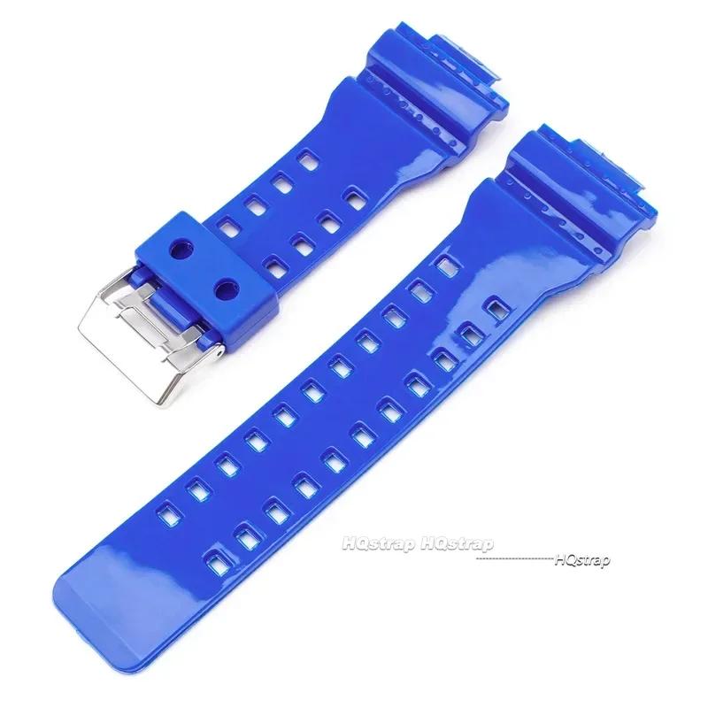 16mm Silicone Watchband for GA-110 GA-100 GA-120 GD-100 G-8900 Waterproof Rubber Men Watch Band Replacement Strap