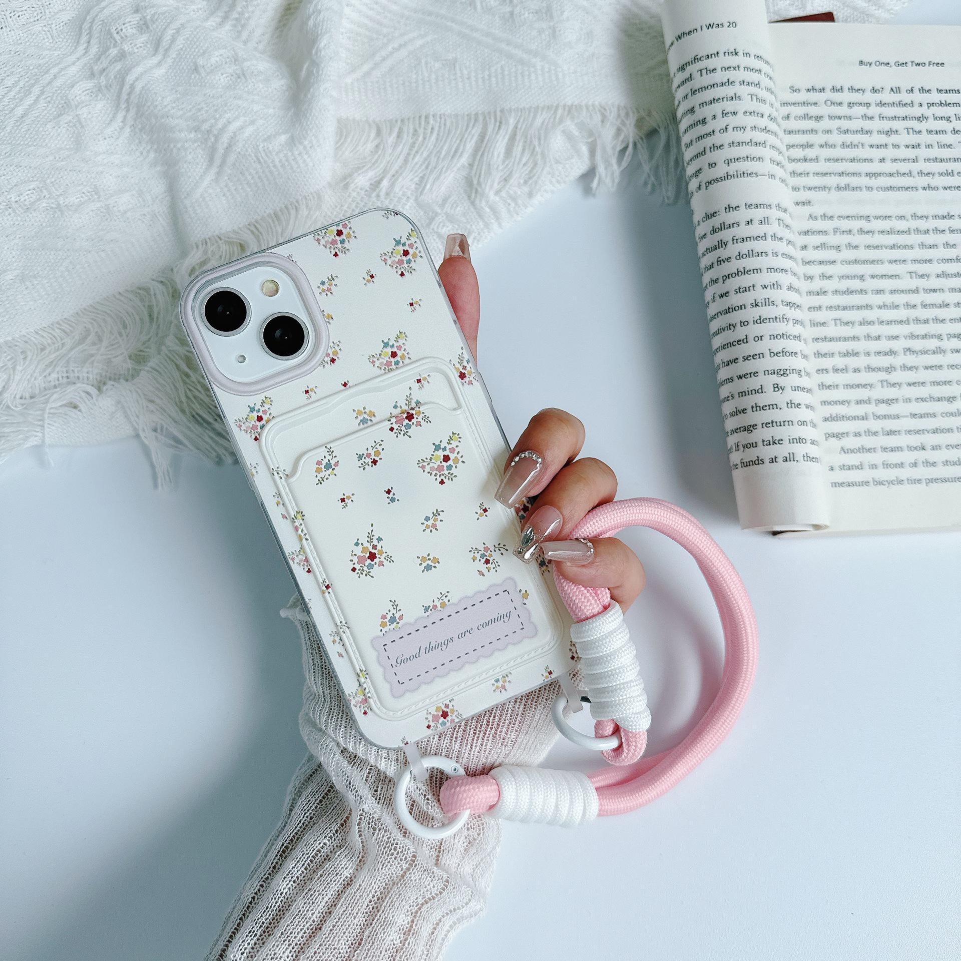 

Визитница с цветочным узором Apple для 15/14/13/12/11/PRO/PROMAX/XSMAX/XR/XS/X 13