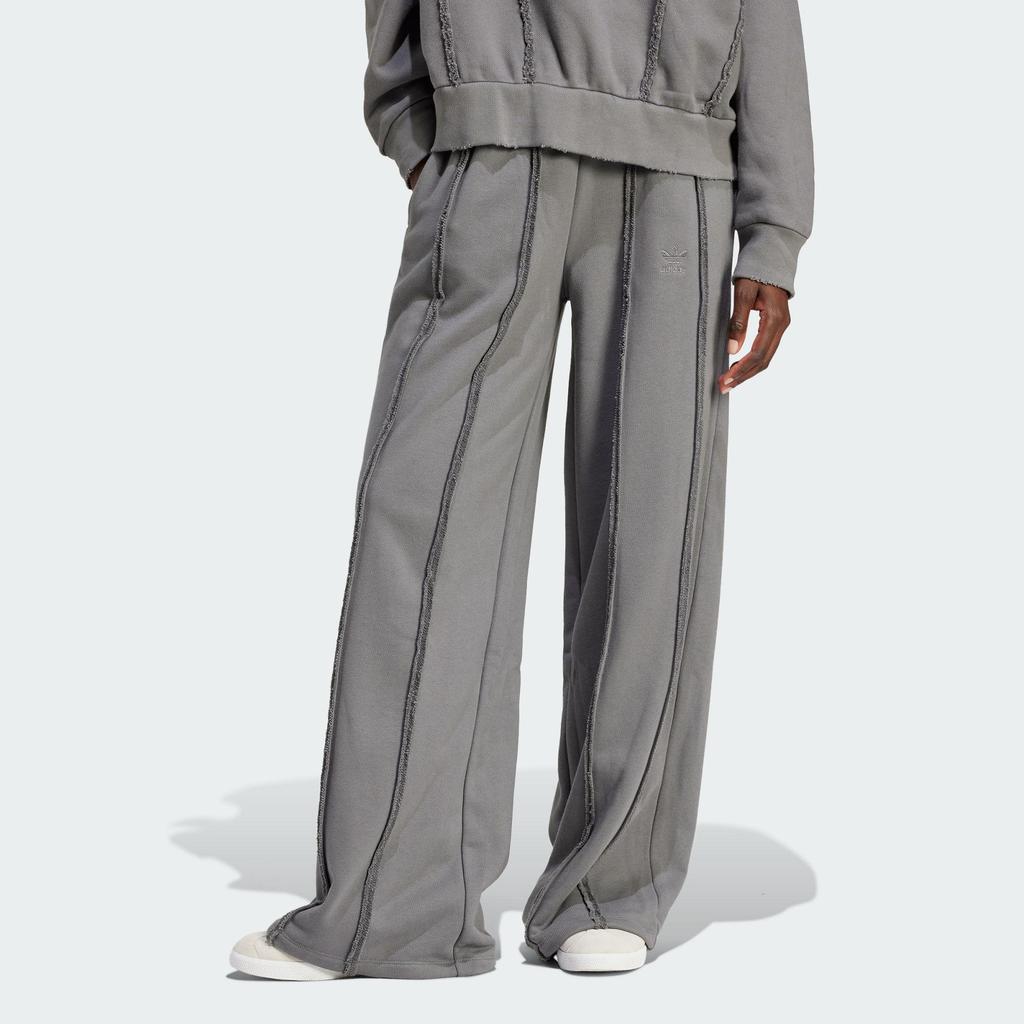 adidas Originals Women's Wide Leg Sweatpants Grey IY9020