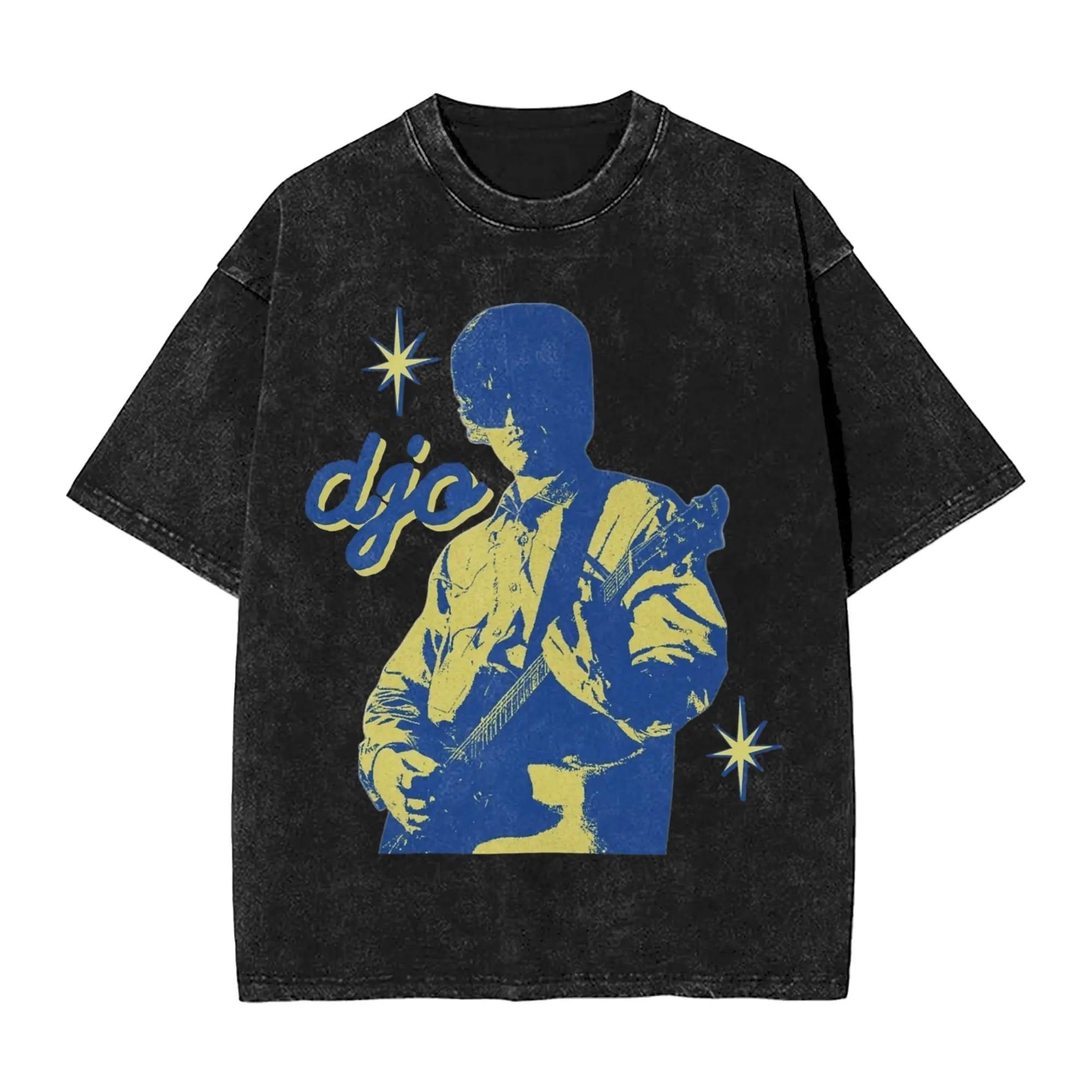 

Djo Joe Keery Album Poster Print TShirt Unisex Women Vintage Washed Cotton Harajuku Streetwear Style Summer New Tee Oversized Tops S