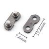 3/8'' Chain Link Repair Preset Straps Repair Kit Saw Chain Compatible for 3/8 LP Pitch 043 .050 Gauge Total Durable Tool