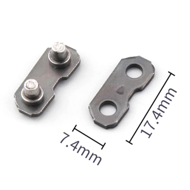 3/8'' Chain Link Repair Preset Straps Repair Kit Saw Chain Compatible for 3/8 LP Pitch 043 .050 Gauge Total Durable Tool