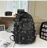 Schoolbag Star Printed Transparent Backpack Junior High School Student Teen Campus Large Capacity High Value School Bag Unisex