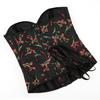 JYL TS Black Embroidered European Size Sexy Waistband Beauty Palace Shaper