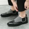 Designer Neue Mode Herren Gemischte Farben Kleid Business Brogues Freizeitschuhe Herren Loafers Party Hochzeitskleid Homecoming Schuhe