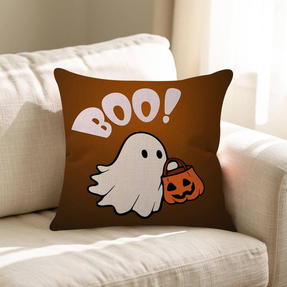 Pumpkin Ghost Cushion Cover Decorative Pillow Sofa Home Decor Case Pillow Cases
