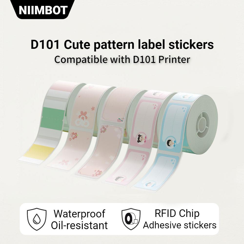 

Наклейки с милым рисунком Niimbot, совместимые с принтером D101