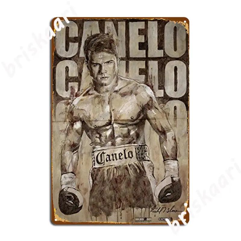 Canelo Poster Metal Plaque Vintage Plates Cave Pub Pub Tin Sign Posters 20X30CM