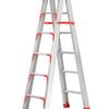 Aluminum Alloy Thickened Folding Ladder for Household and High-Altitude Use