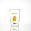 Cute Potato Cartoon Glass Cup