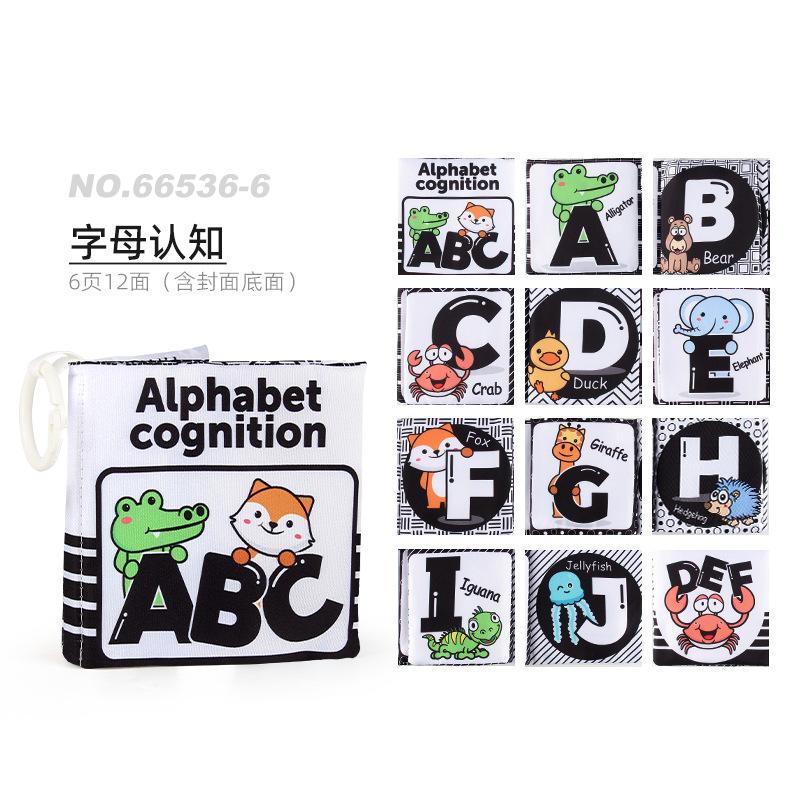 

Младенцы и малыши образовательная ранняя познавательная тканевая книга игрушка ребенок разрывает звук бумажное устройство Bb 6 страниц 12 сторон ладонь тканевая книга