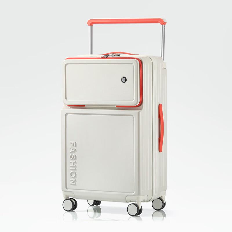 

LH893 Women s Front-Opening Carry-On Suitcase 20 Inch
