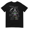 F-15 Eagle Spezifikationen T-Shirt T-Shirt Shirt Militärischer Jagdbomber T-Shirt