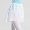 Kashiwaya Women's Ballet Leotard with Chiffon Wrap Skirt, Multi-Color