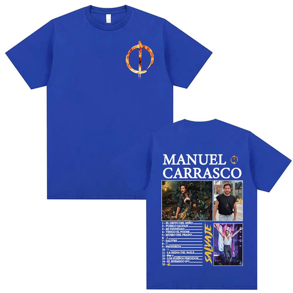 Rapper Unisexuel Carrasco Album Tour Printed T Shirts Unisexs Clothing Comfort 100 Cotton Tee Shirt Unisex Hip Hop Oversized TShirt