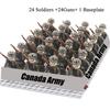 World War II military building blocks, American, Soviet Union, China, British soldiers, action dolls, boy toys, Christmas gifts.