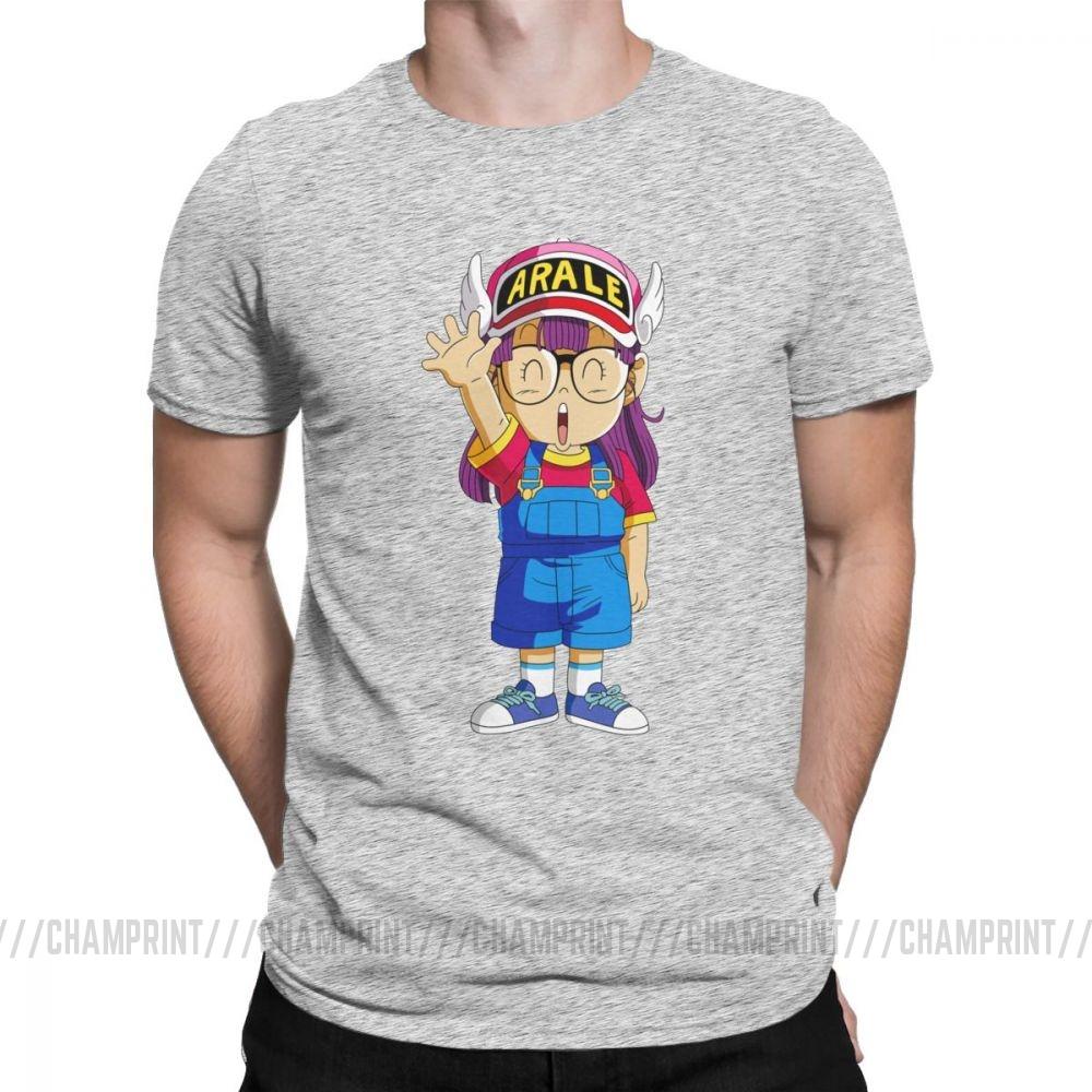 Dr Slump Men T Shirt Arale Funny 100 Cotton Short Sleeve Tees O Neck T Shirt