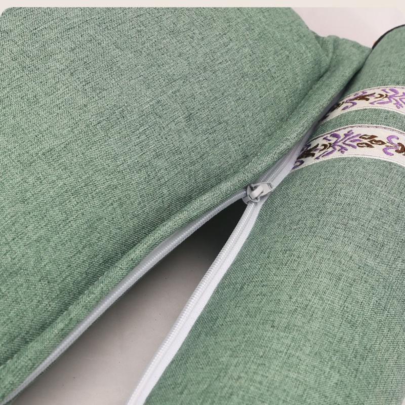 Round-shaped Mugwort Pillow Neck-supporting Pillow Detachable Neck-relieving Pillow Cervical Pillows