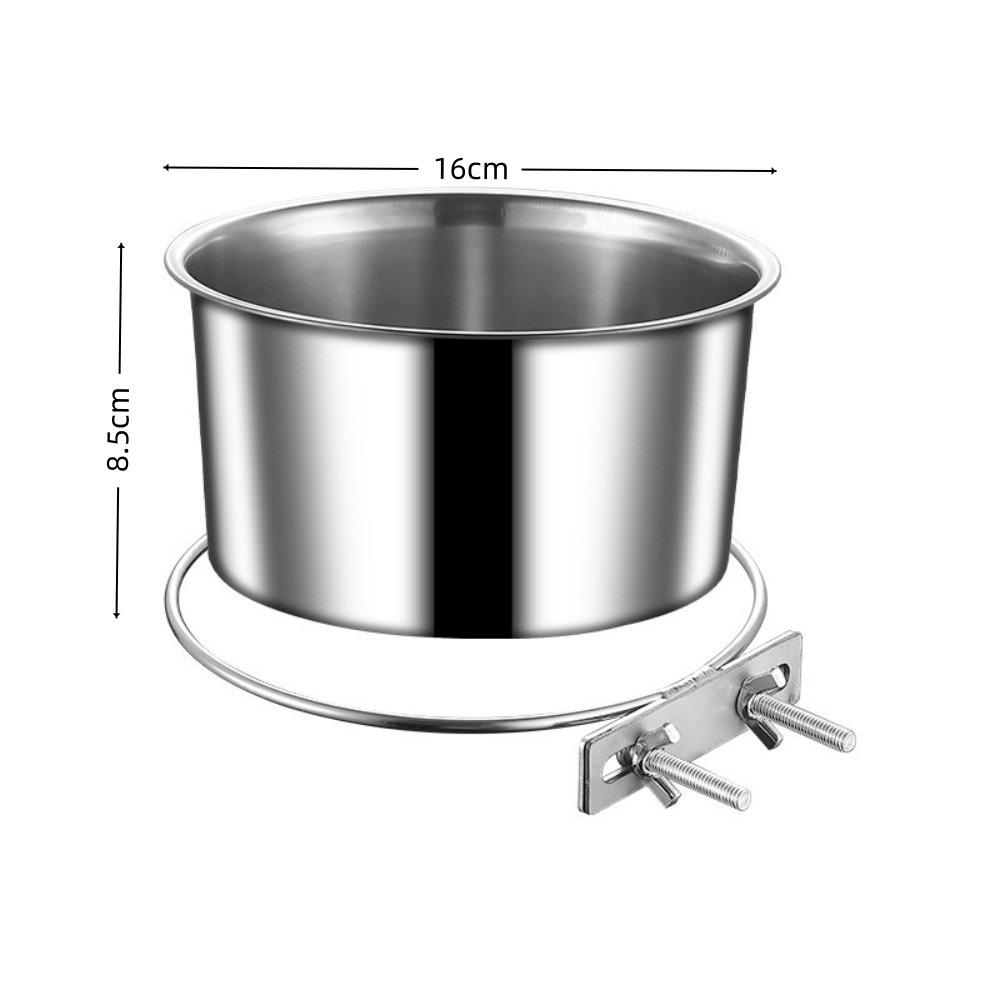Durable Dog Water Cup Stainless Steel Bird Food Bowl New Pet Food Feeder Pet Accessories