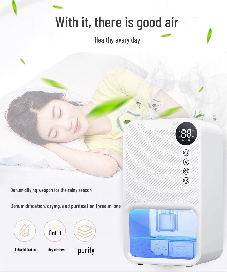 Mini Household Dehumidifier for Indoor Moisture Control