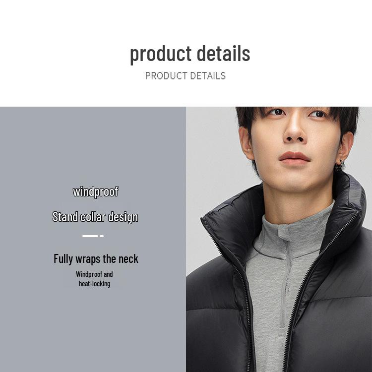 Couple's 2025 Winter Down Jacket: Men's 90% White Duck Down High Loft Outerwear
