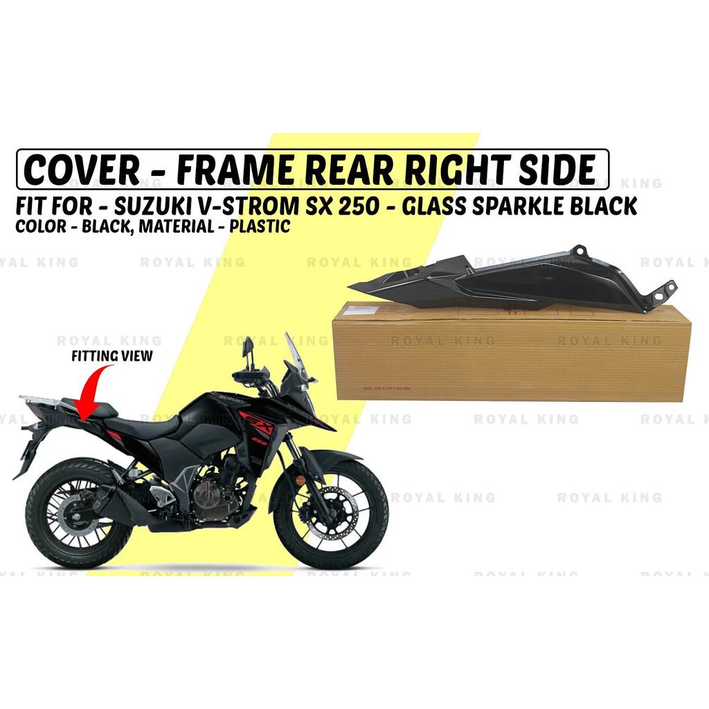 Frame Cover Rear Right Side "Fit For Suzuki V-Strom SX 250 Black"