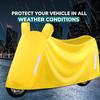 Motorcycle Cover For Sun Rain And Dust Protection With Mirror Covers Thick Fabric Provides Year-Round Protection