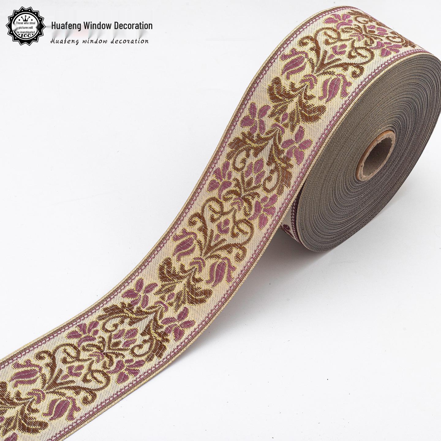 

Этнический стиль жаккардовая вышивка кружевная лента (4/6/8 см) CC20