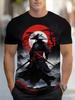 Japanese Style Men's T-Shirt Graphic Tee Fashion Casual Short Sleeve Top 3D Printed T-Shirts Harajuku Tees Summer Men's Clothing