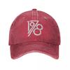Retro Vintage 1978 Dárek k narozeninám Baseballové čepice Módní Opotřebovaná Praná Snapback Klobouk Unisex WoUnisex Letní Padnoucí Čepice Klobouk