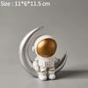 Nordic Resin Creative Astronaut Sculpture Figurine Store Craft Desk Home Decoration Accessories Modern Birthday Gift Cartoon