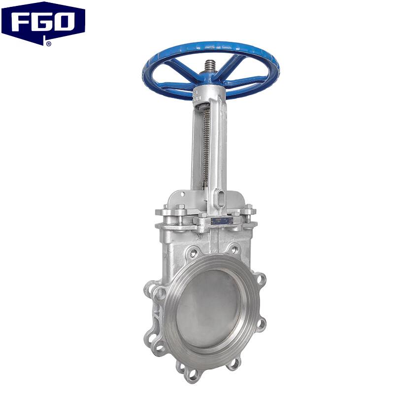 FGO Manual Knife Gate Valve, 304 Stainless Steel