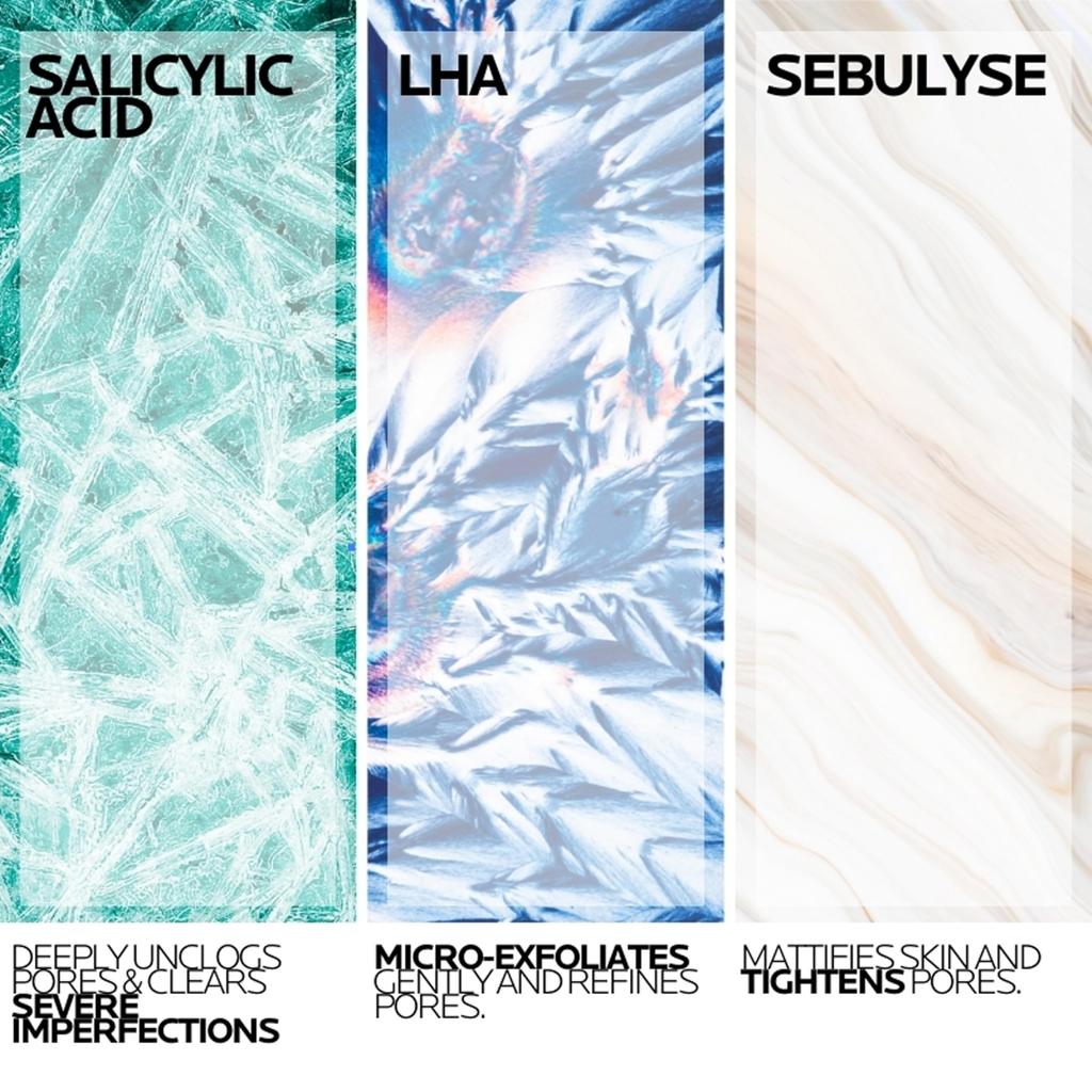 La Roche-Posay Effaclar Matte Moisturizing Gel Cream for Acne-Prone Skin, 40g, Relieves Acne, Dead Skin, and Shine with this Derma Cosmetics