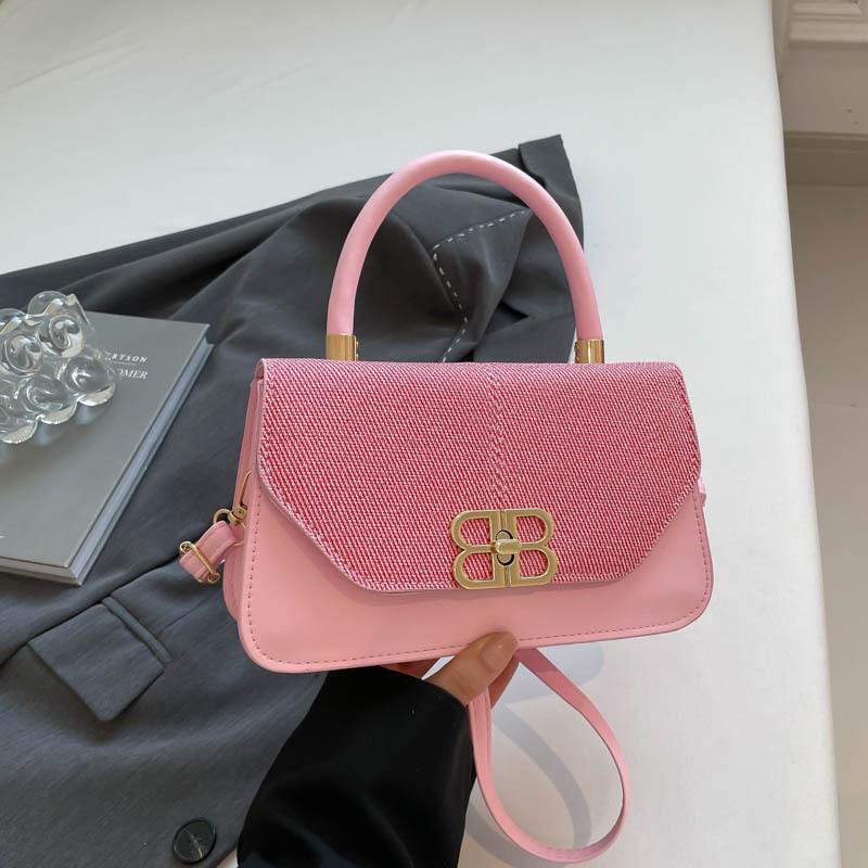 Summer New Retro Light Luxury Portable Small Square Bag Temperament Beautiful Niche Design Simple Shoulder Messenger Bag