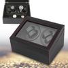 4+6 Automatic Watch Winder Box Carbon Fiber Display Case 10 Watch Storage Rotation