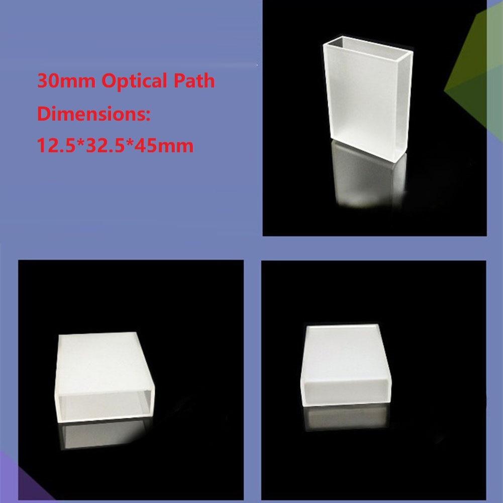 Quartz Cuvette with 10mm 50mm Optical Path Resistant to Neutral Solutions