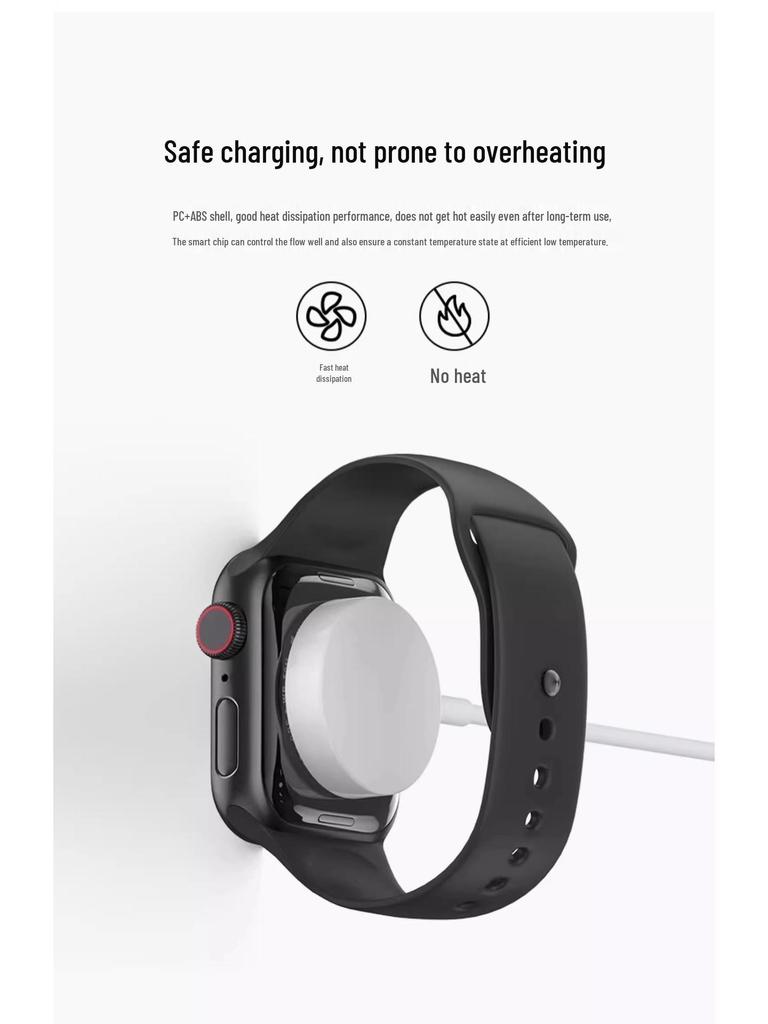 Strong Magnetic Fast Wireless Charger for Apple Watch with Type-C Cable