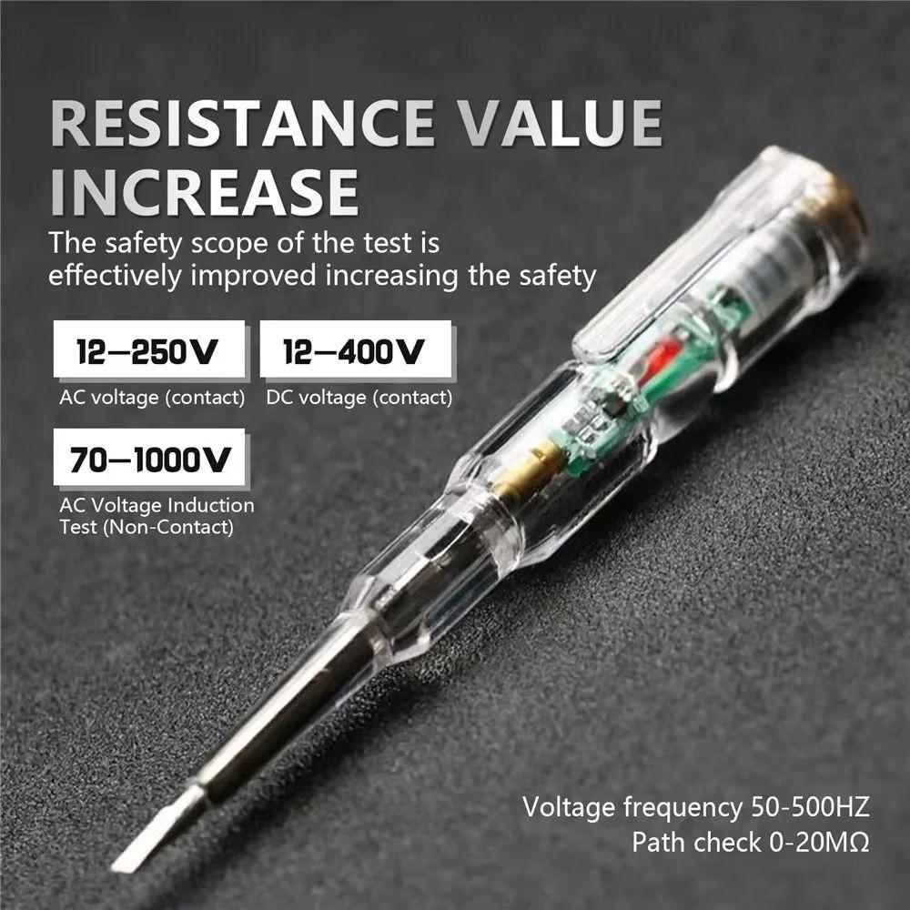 Intelligent Induction Test Pencil With LDE Electrical Screwdriver Indicator Voltage Tester Pen