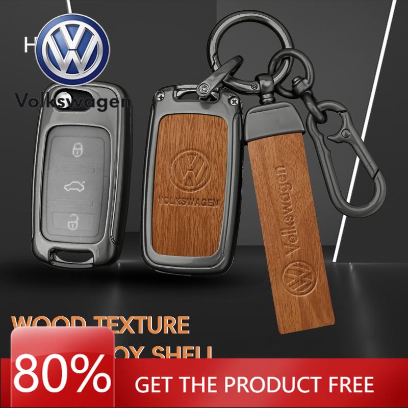 For VOLKSWAGEN Zinc Alloy Car Key Case For Volkswagen Polo Tiguan Golf 4 5 Jetta Beetle Scirocco Passat VW Key Cover Protection