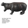 Realistic Hippo Figurine Simulation Hippopotamus Figurine, Lifelike Statue Sculpture, River Wild Animal Educational Toy Horse Model for Desk