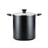T-fal Specialty Total Nonstick Dishwasher Safe Stockpot, 12-Quart, Black