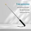 Multifunctional 2m Retractable & Fixed Outdoor Flagpole, 1m Thickened Retractable Flagpole, 3m Pointer Pole