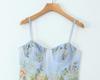 2025 Autumn European Style Women's Bohemian Resort Print Dress 7733