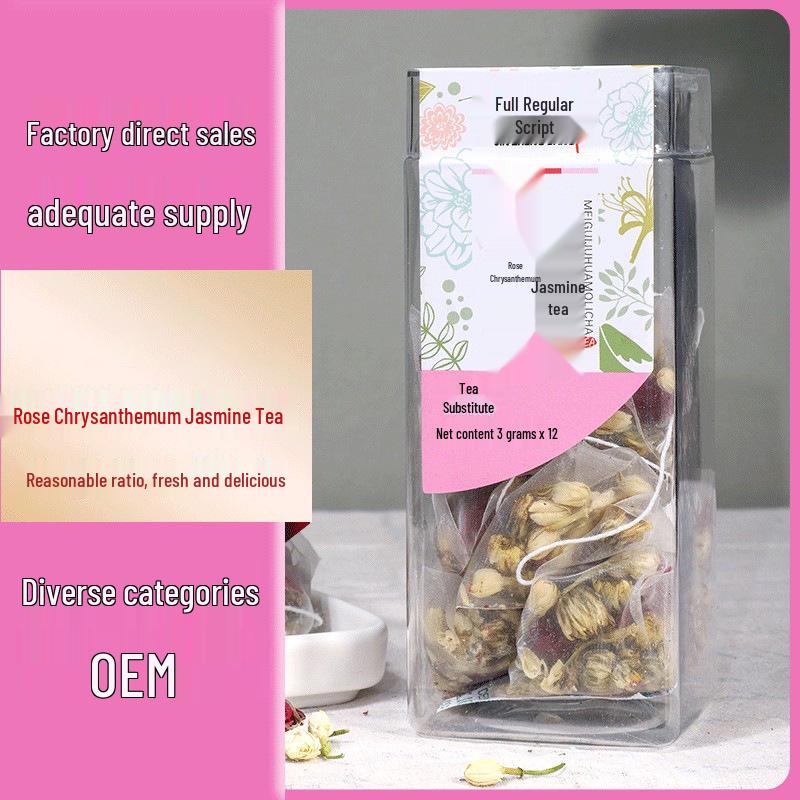 Rose Chrysanthemum Jasmine Tea Bags, 36g, OEM Support Normal Specification