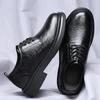 Lace Up Oxfords Men's Leather Shoes Fashion Comfortable Office Men's Block Formal Shoes Wedding Party Shoes Men