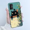 Sött Fodral För TCL 30 SE Skyddande Cover För TCL 30E Funda För TCL 306 305 Tryckt Skal Mjuk Silikon Tecknad Svart Fodral