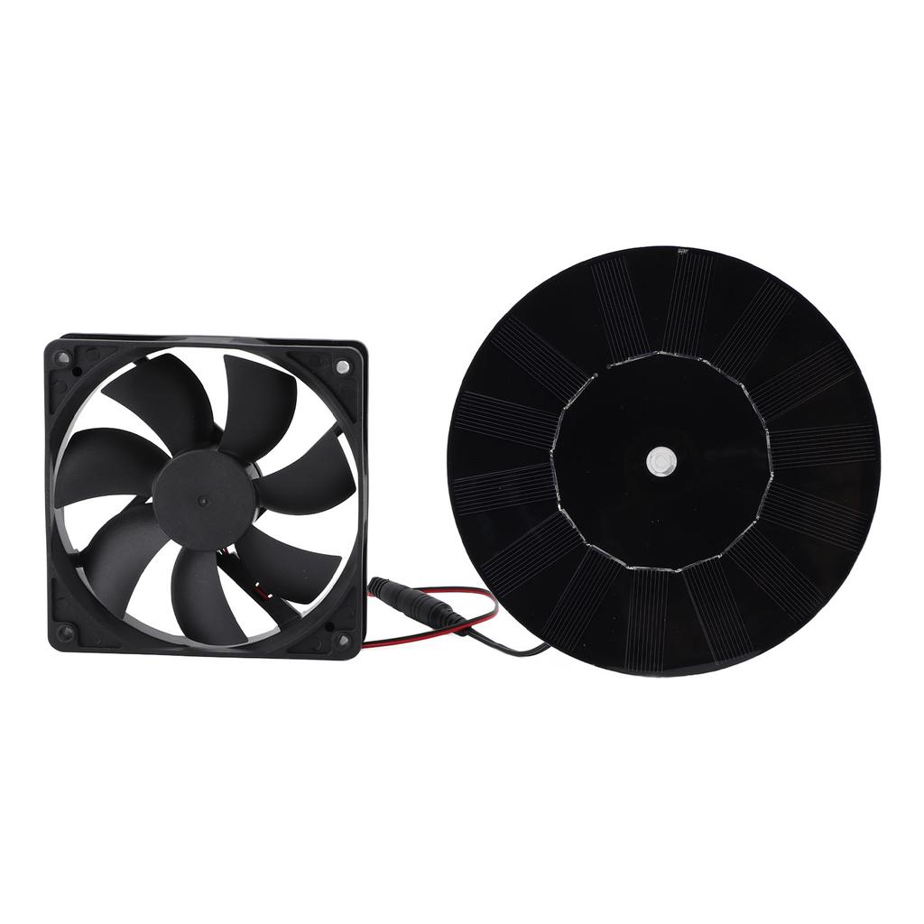 Solar Powered Exhaust Fan 10W 16CM Monocrystalline Silicon Solar Panel Ventilation Exhaust Fan Kit f