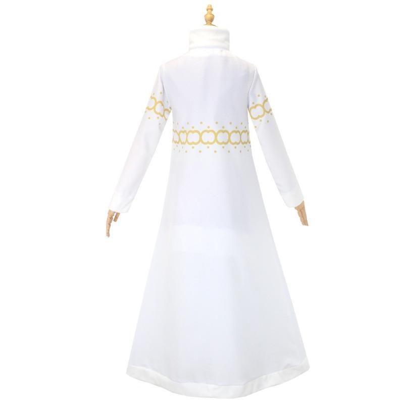 ONE PIECE Robin Cosplay Kostüm, Jacke mit Pelzkragen One Piece Nicole Robin Cosplay Kostüm Komplettset